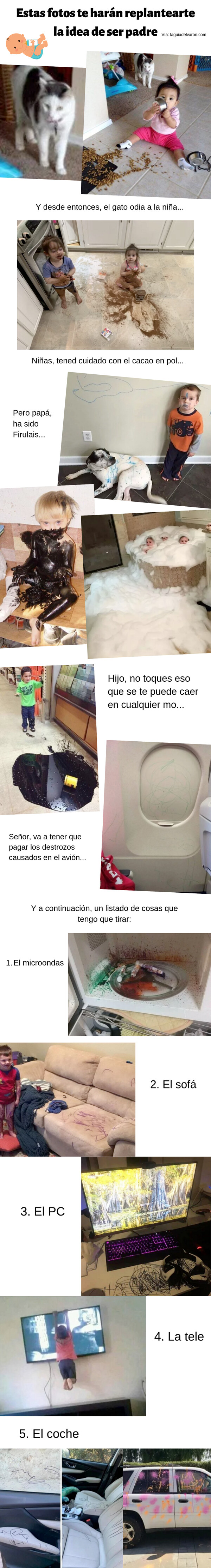 Otros - Fotografías que harán replantearte la idea de ser padre