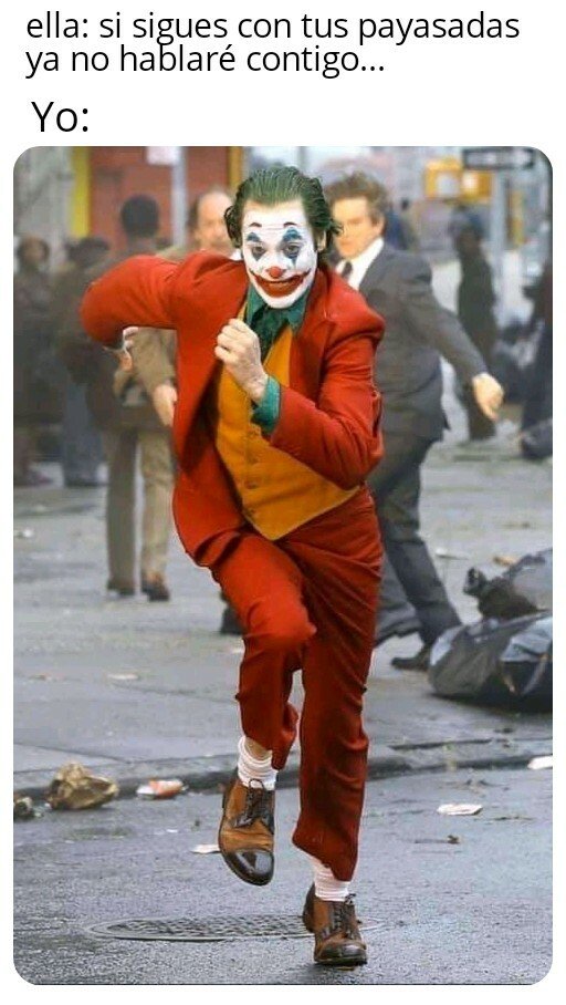 Joker - Pues seguiré riendo solo...