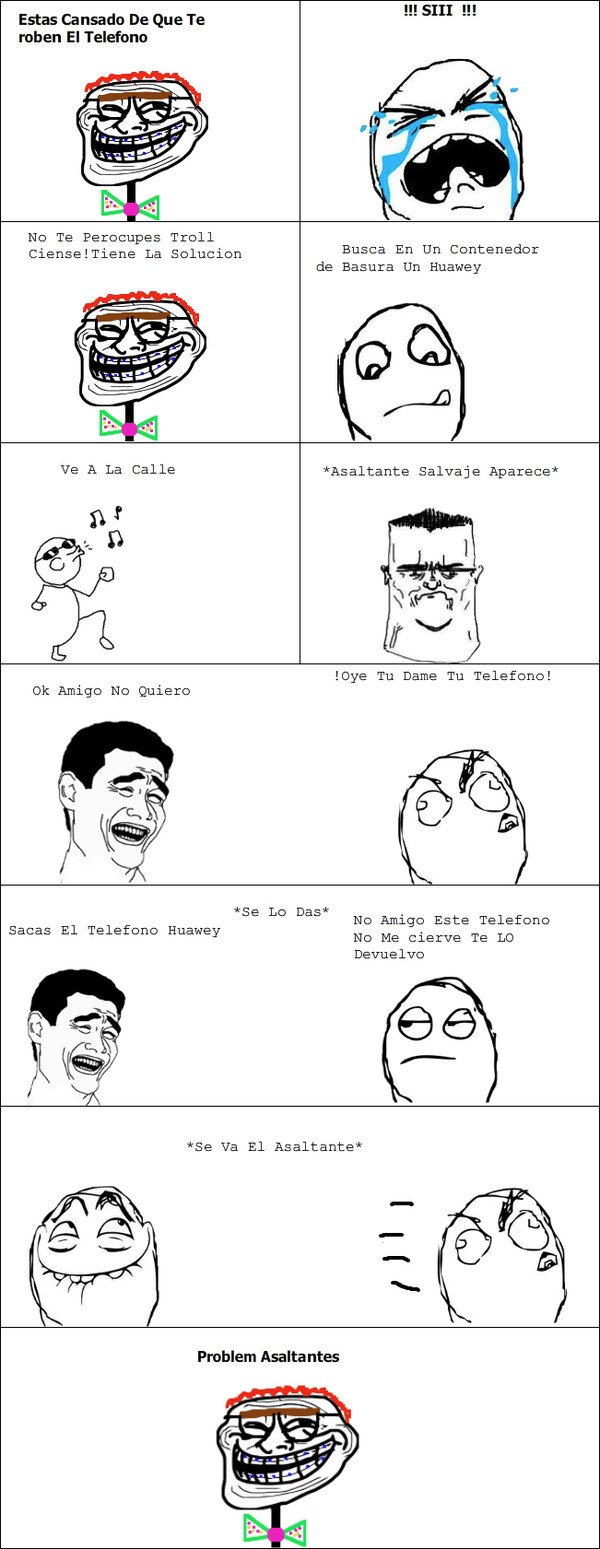 Trollface - Problemas Con Los Ladrones