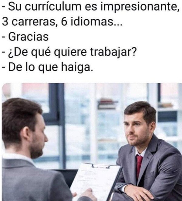 Otros - Quizá mentí un poco en el currículum