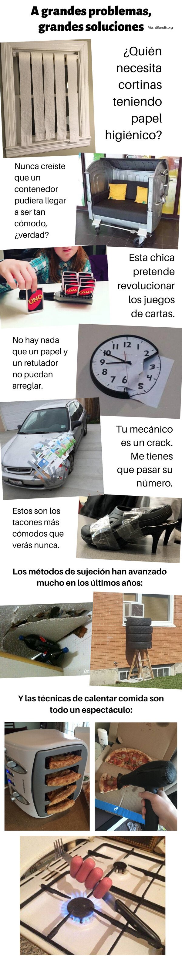 Meme_otros - A grandes problemas, grandes soluciones