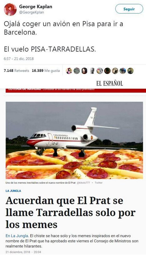 Meme_otros - Un motivo de peso para renombrar un aeropuerto