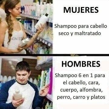 Meme_otros - Diferentes puntos de vista a la hora de comprar champú