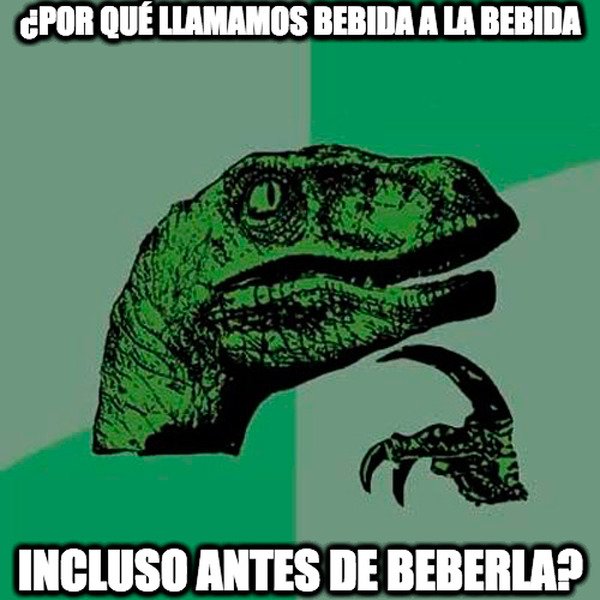 Philosoraptor - Debería llamarse bebible ¿no?