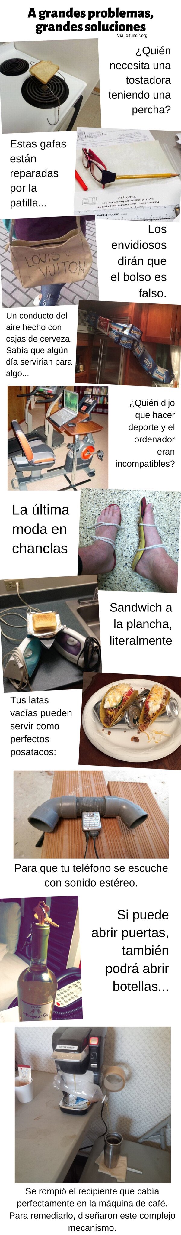 Meme_otros - A grandes problemas, grandes soluciones