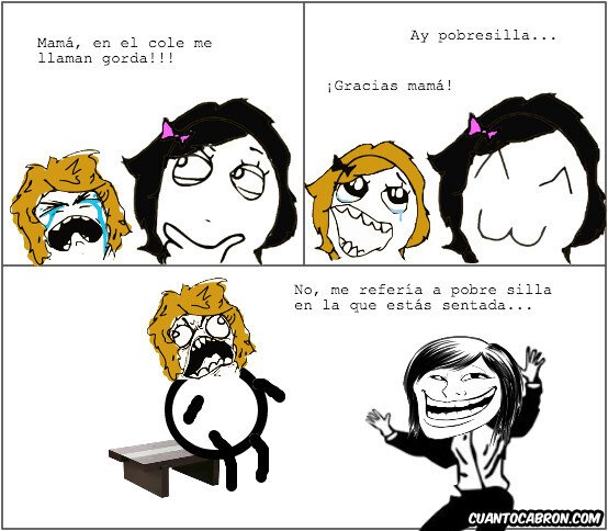 Trollface - Pobresilla la silla