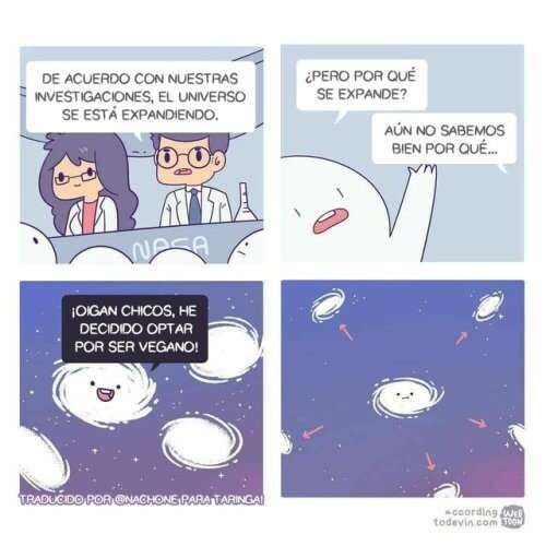 Otros - El veganismo expandió el universo