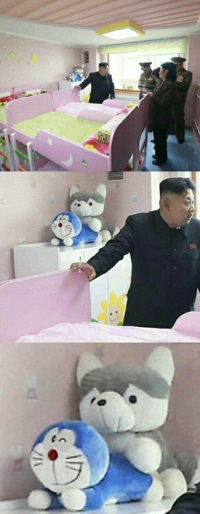 Doraemon,fail,Kim Jong Un,muñecos