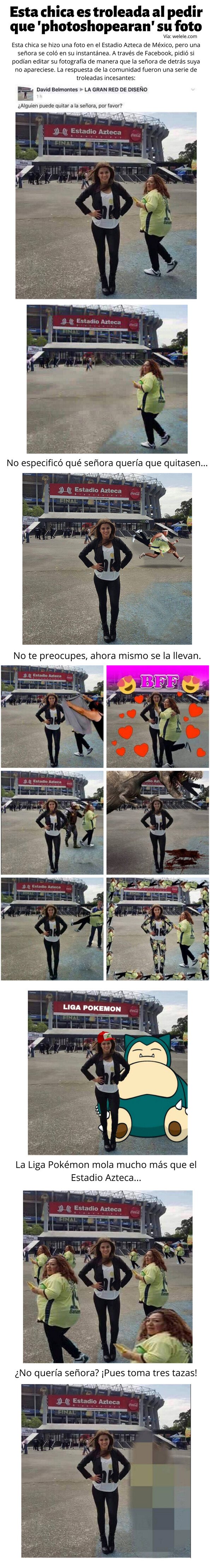Meme_otros - Esta chica es troleada al pedir que 'photoshopearan' su foto