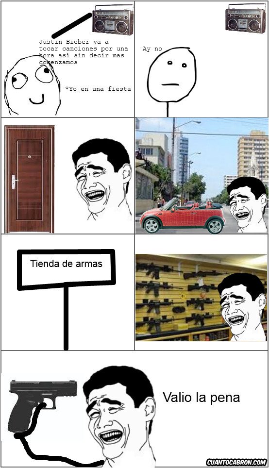 Yao Ming,arma,Justin Bieber,Tienda de armas,Poker Face