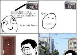 Enlace a No más Justin Bieber