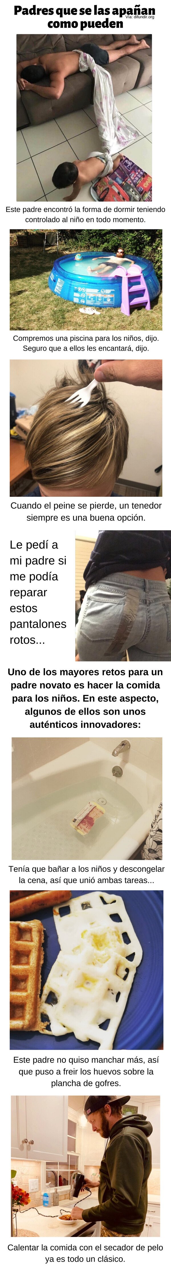 Meme_otros - Padres que se las apañan como pueden