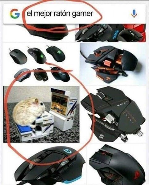 Meme_otros - El mejor ratón gamer, sin lugar a dudas