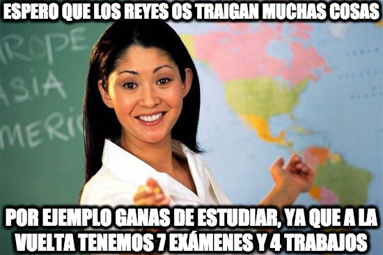 Profesora_cabrona - Feliz navidad a usted también