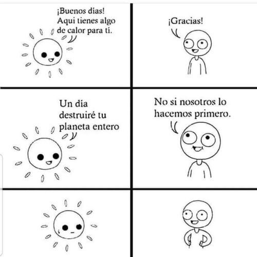 Meme_otros - Cuando el Sol se te pone gallito