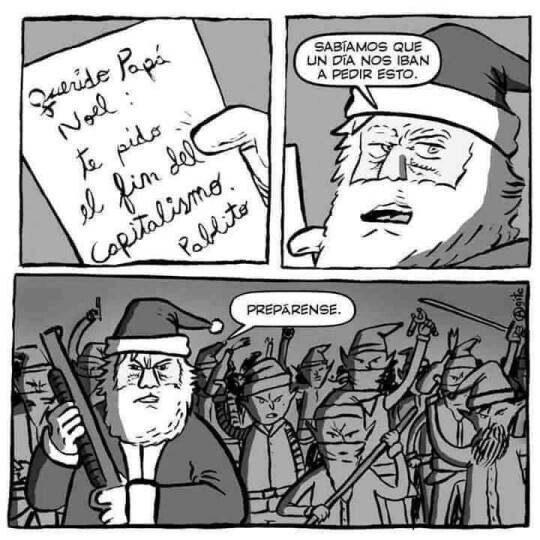 Otros - Papá Noel está listo para servirnos