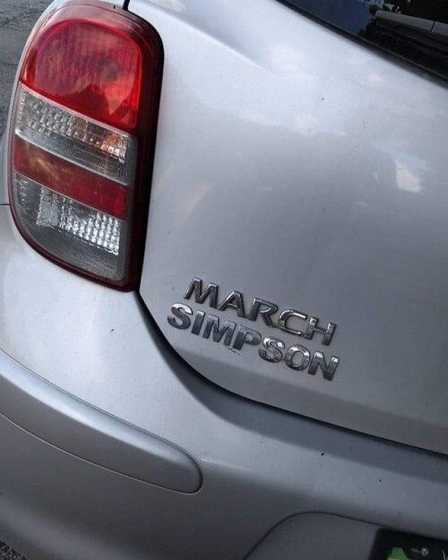 Otros - Un verdadero fan de los Simpson al volante