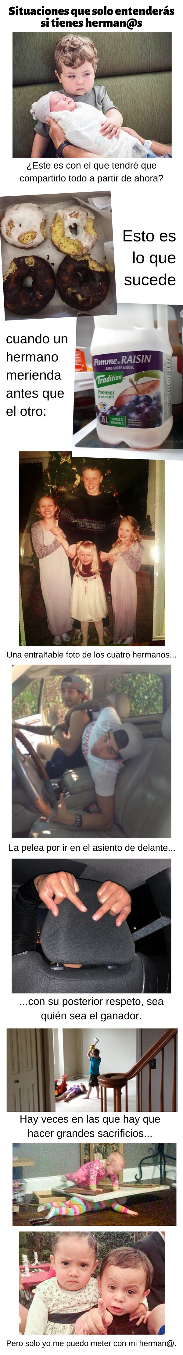 Meme_otros - Situaciones que solo entenderás si tienes herman@s