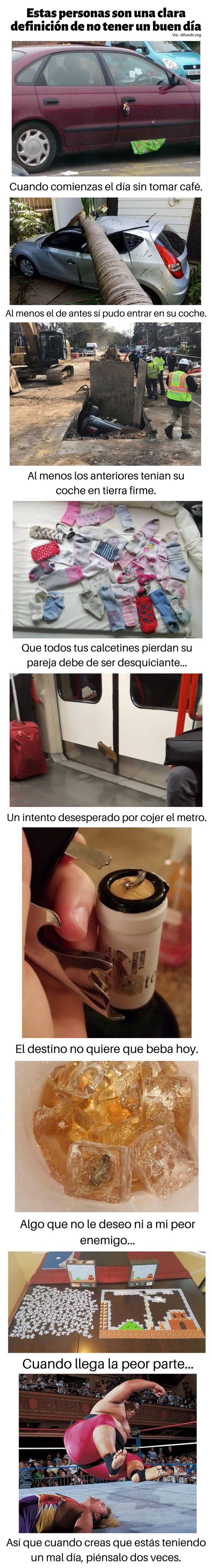 Meme_otros - Estas personas son una clara definición de tener un mal día