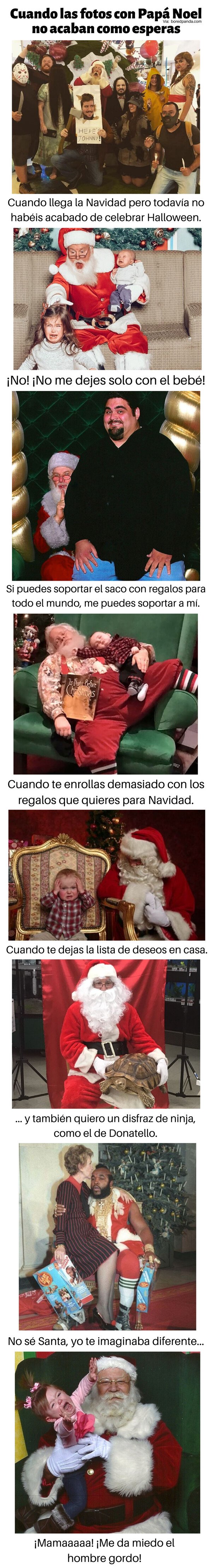 Meme_otros - Cuando las fotos con Papá Noel no salen como esperas