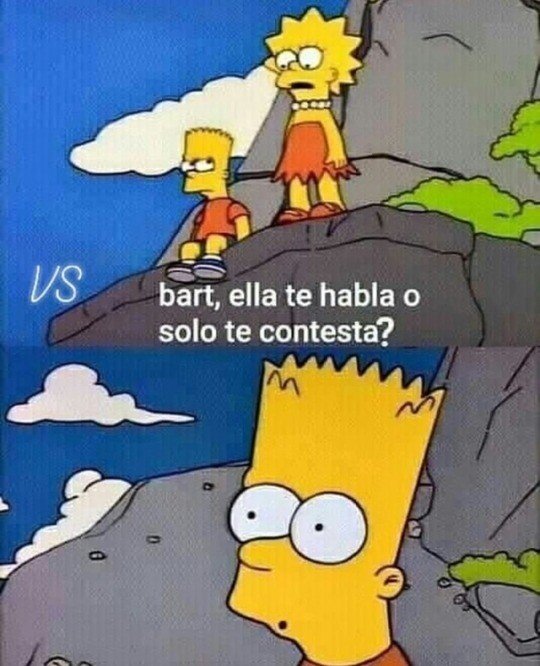 Bart,contestar,ella,hablar,Lisa,Simpson