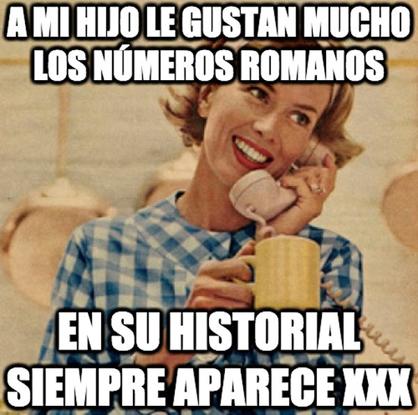 madre inocente,numeros,romanos,historial,xxx