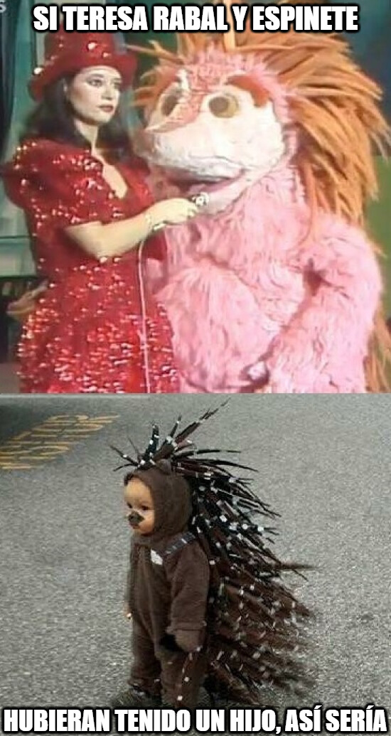 Meme_otros - El hijo de Teresa Rabal y Espinete si lo hubieran tenido juntos...