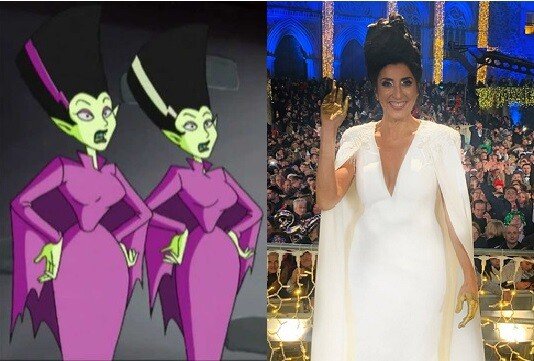 Meme_otros - Paz Padilla parecía en las campanadas que se había escapado de Transilvania...