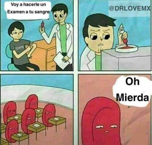 Meme_otros - Siendo mi sangre, seguramente suspenda