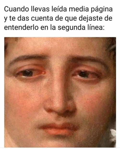 Meme_otros - Mi comprensión lectora deja mucho que desear