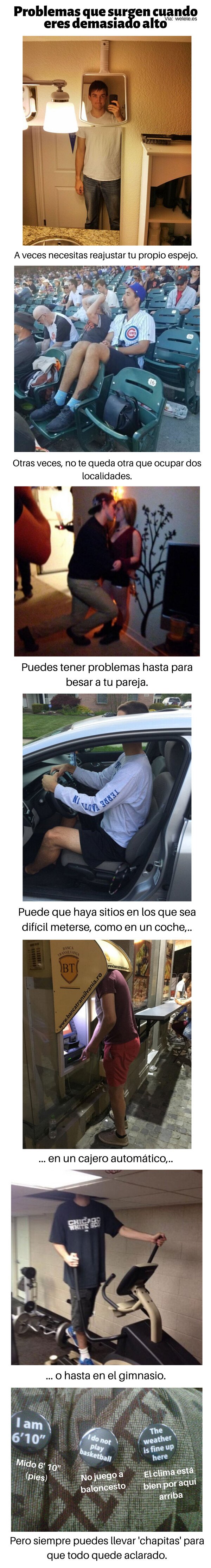 Meme_otros - Problemas que surgen cuando eres demasiado alto