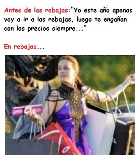 Meme_otros - Al final caen en la tentación con las dichosas rebajas...