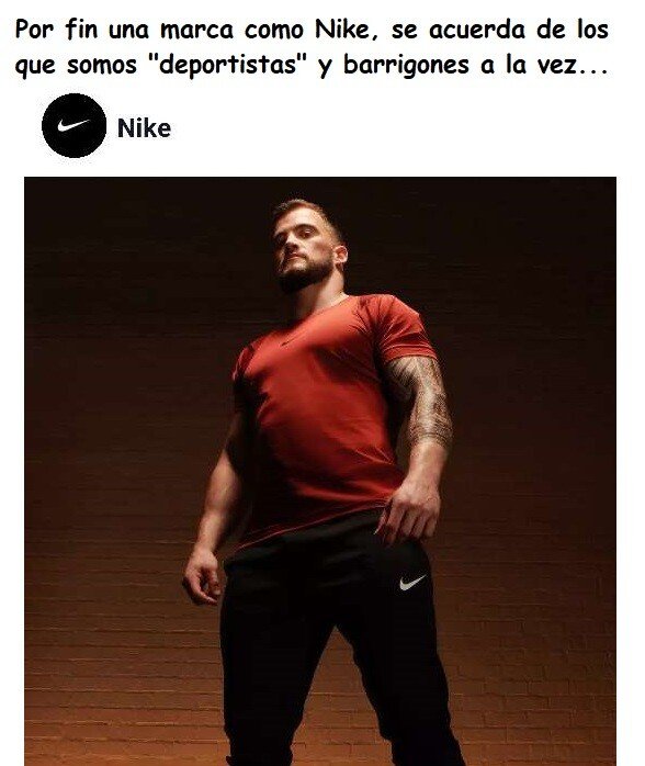 Meme_otros - Gracias Nike, por tenernos en cuenta también...