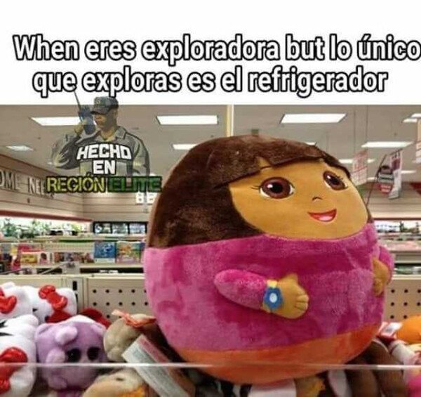 Meme_otros - A Dora ya no le queda mucho que explorar por ahí
