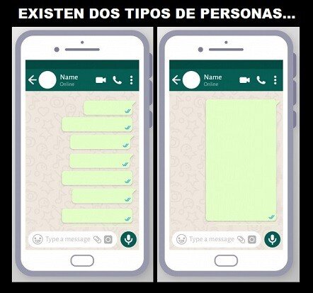 Meme_otros - Existen dos tipos de personas...