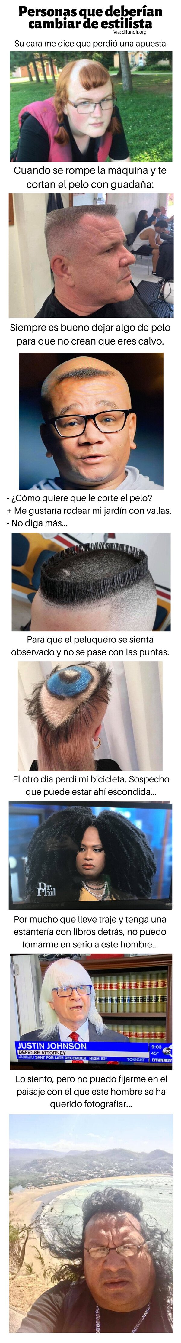 Meme_otros - Personas que deberían cambiar de estilista