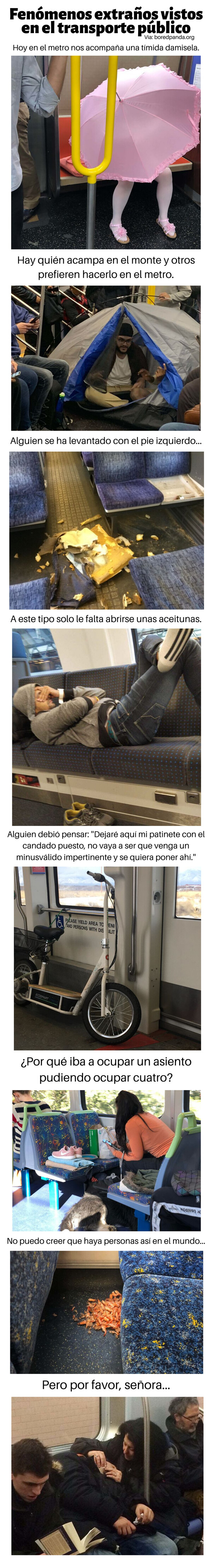 Meme_otros - Fenómenos extraños vistos en el transporte público
