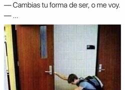 Enlace a Mi forma de ser te muestra el camino a la puerta