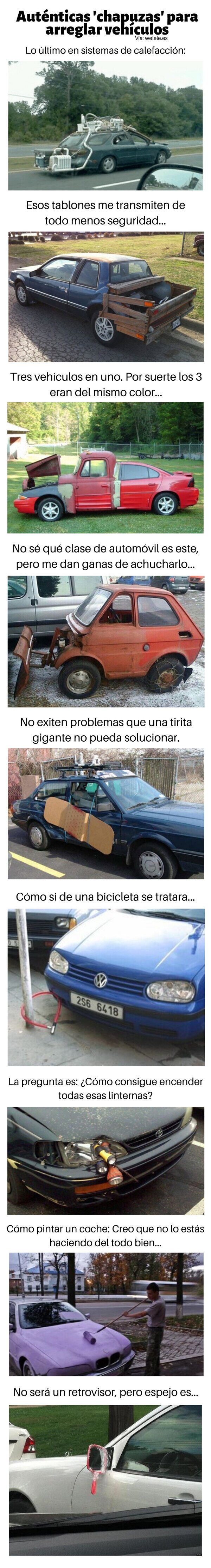 Meme_otros - Auténticas 'chapuzas' para arreglar vehículos