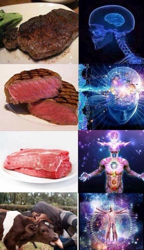 Meme_otros - Cuando te gusta la carne poco hecha