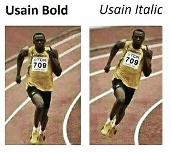 bold,fuente,italic,letra,Usain Bolt