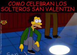 Enlace a San Valentín para solteros