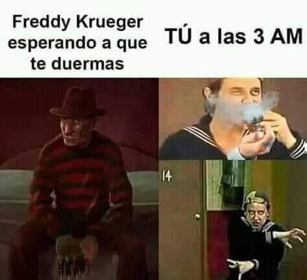 3 AM,dormir,esperar,Freddy Krueger,noche