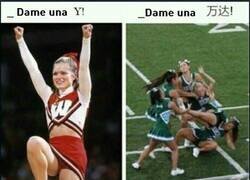 Enlace a Las cheerleaders chinas tienen muchísimo mérito