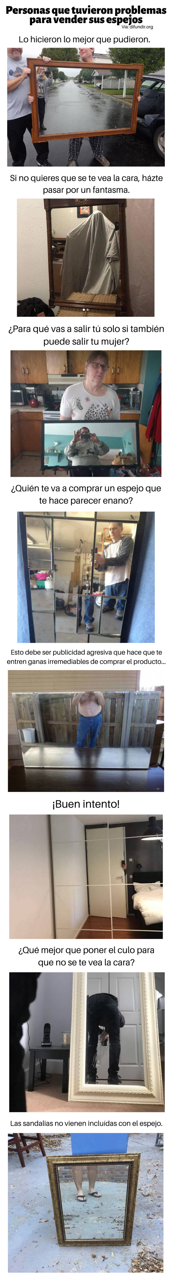 Meme_otros - Personas que tuvieron problemas para vender sus espejos