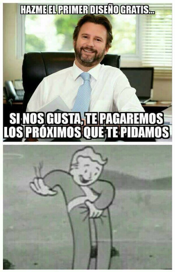 Meme_otros - Los caraduras a los que se enfrentan muchos diseñadores