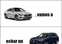 Enlace a Una romántica historia de coches...