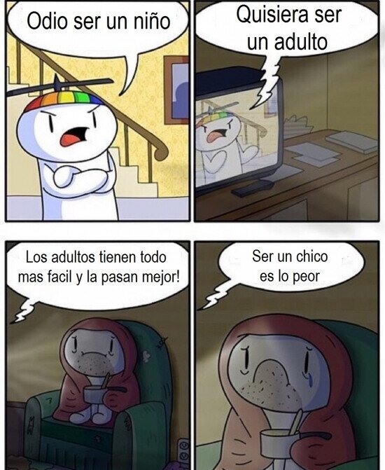 Meme_otros - No sabía lo feliz que era...