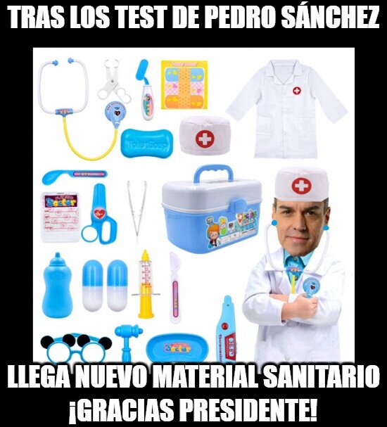 calidad,coronavirus,eficaz,material,Pedro Sánchez,presidente,sanitario,test