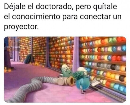 Meme_otros - Mientras tanto, en el cerebro de un profesor...